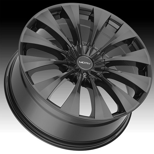 Motiv 436B Margin Gloss Black Custom Wheels 1